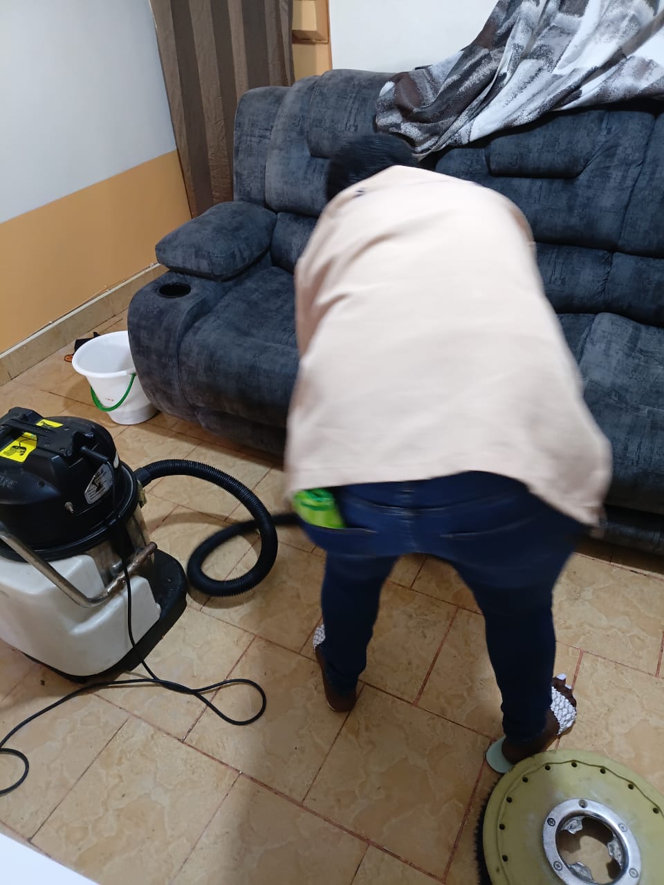 Before Sofa Cleaning