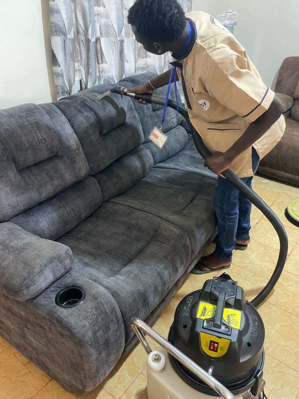 Before Sofa Cleaning