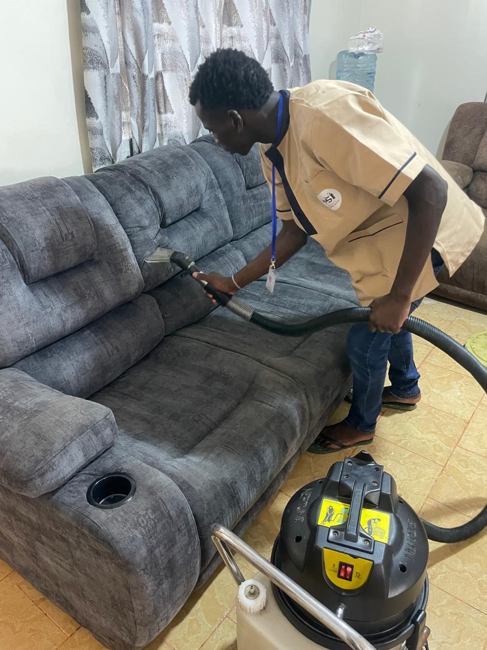 Before Sofa Cleaning