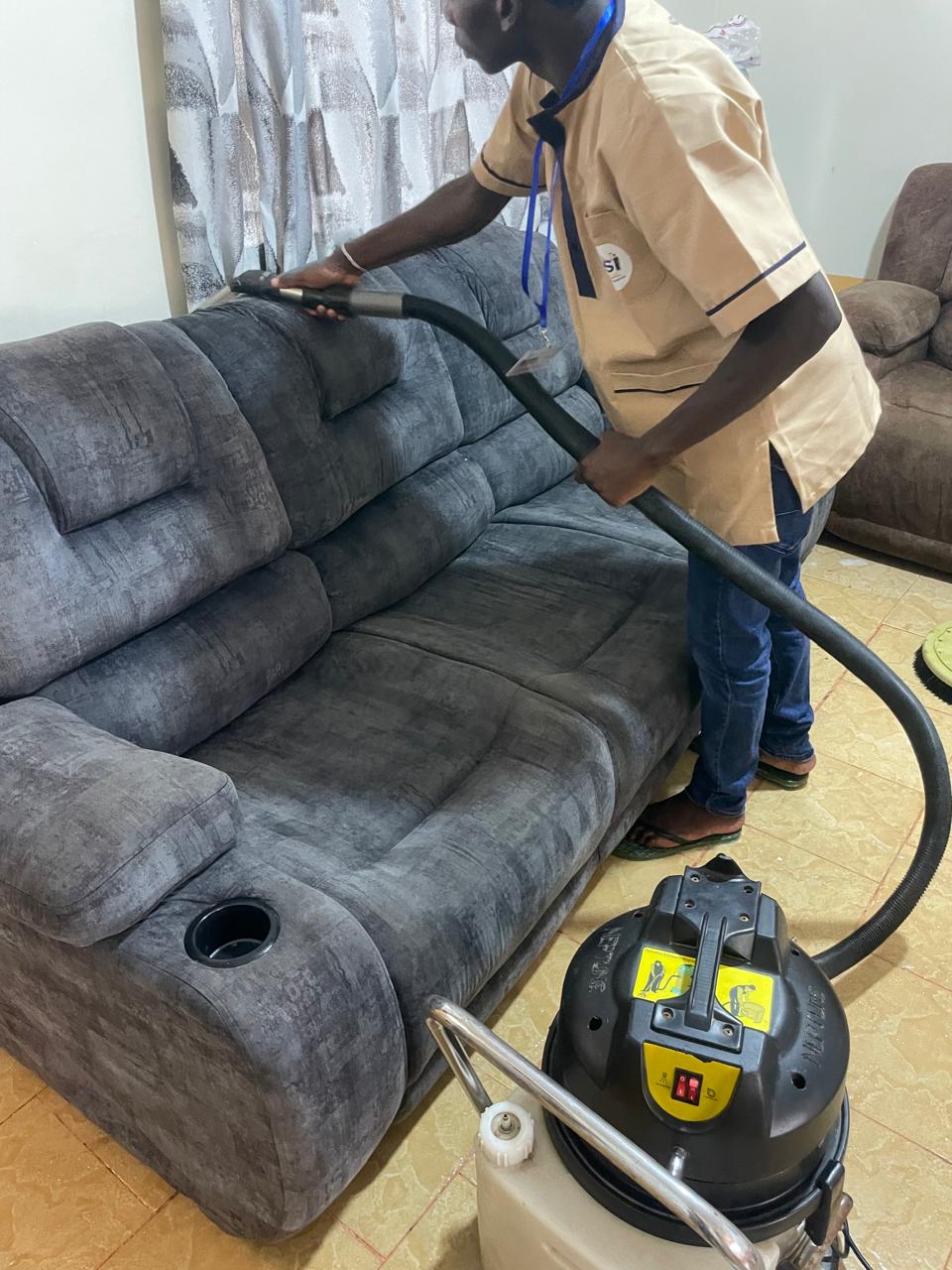 Before Sofa Cleaning